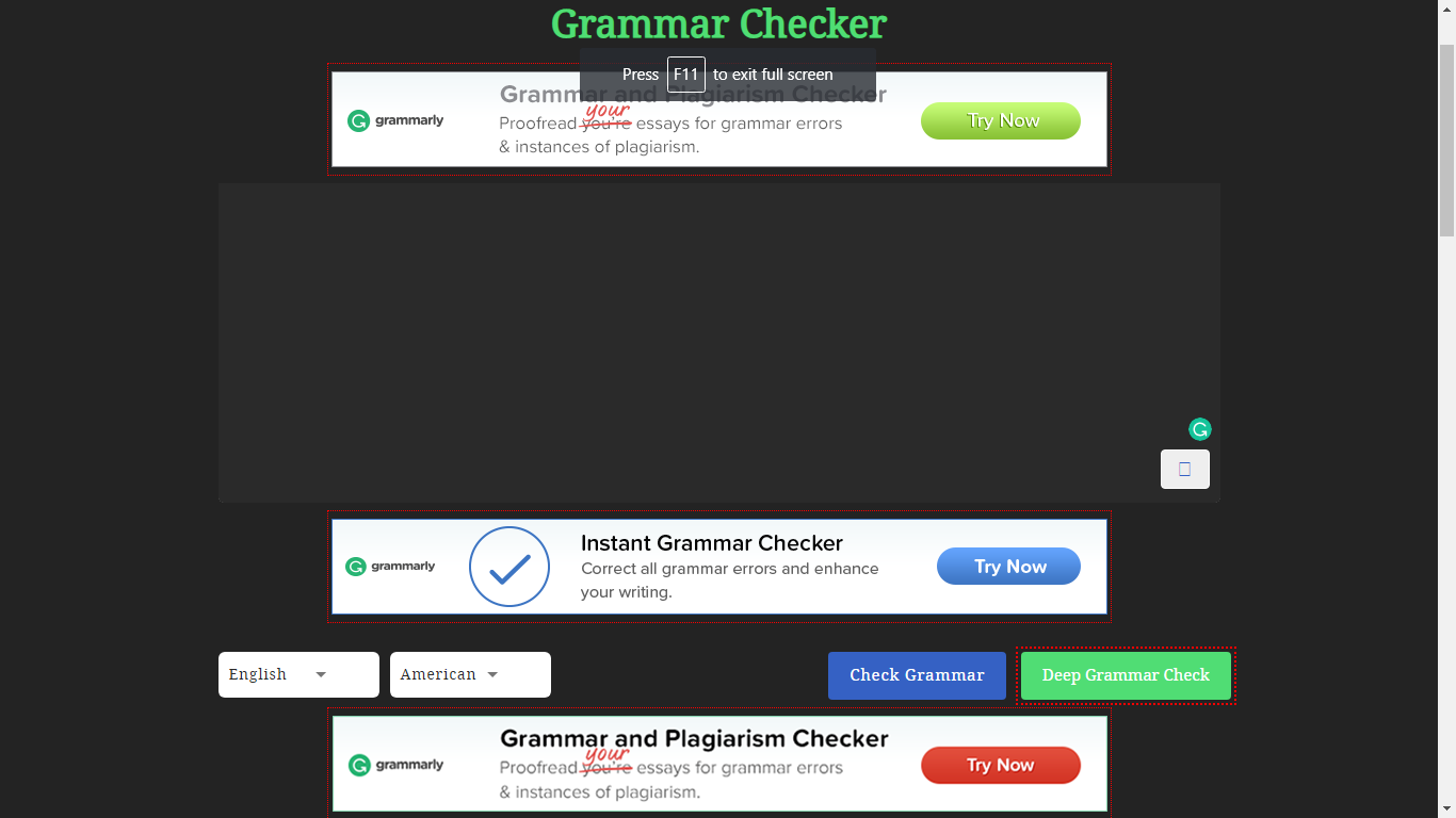 Free Online Grammar Checker Software